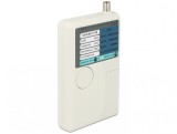 Tester RJ45 / RJ12 / BNC / USB, Delock 86106