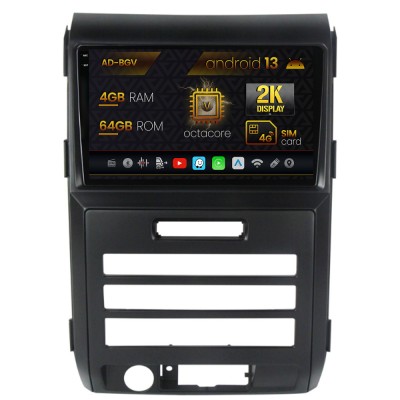 Navigatie Ford F150 (2008-2014), Android 13, V-Octacore 4GB RAM + 64GB ROM, 9.5 Inch - AD-BGV9004+AD-BGRKIT139 foto