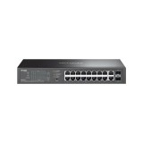 Switch TP-Link Omada ES220GP, 16 Porturi PoE+ Gigabit, 2 Porturi RJ45 Gigabit, 2 SFP, 40Gbps