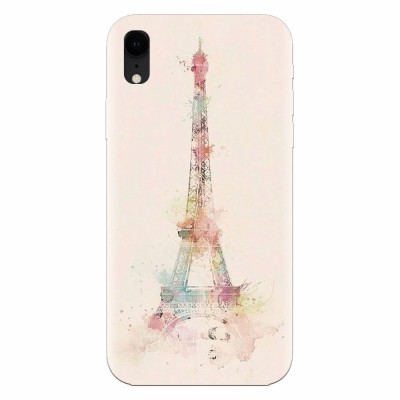 Husa silicon pentru Apple Iphone XR, Eiffel Tower 001 foto