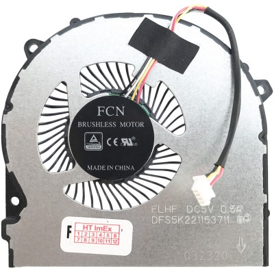 Cooler procesor Laptop, Clevo NH70, NH77, DFS5K221153711, FLHF, 5V, 0.5A, CPU foto