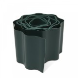 Cumpara ieftin Bordura Gardulet Decorativ Plastic Ondulat pentru Gazon sau Flori, Dimensiuni 600x10cm, Verde