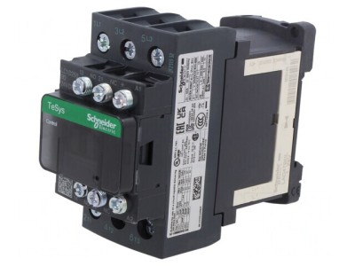 Contactor 3-polar 24VDC 25A LC1D256BD foto