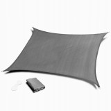 Prelata solara dreptunghiulara 200x300 cm, impermeabila, protectie UV, poliester 180g/mp, gri Household NewTrend