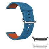 Curea piele, compatibila Samsung Galaxy Watch8 Classic 46mm, 18cm, Ocean Blue