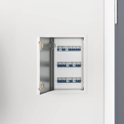 vidaXL Panou de Acces Alb 33 x 23 x 3 cm Oțel 42010265 foto