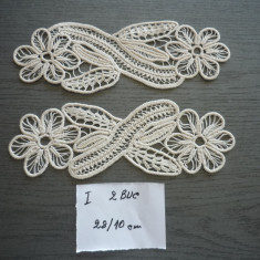 MILEU MACRAME, MACRAMEU Nr 1. LOT 2 BUC. 28/10 cm.