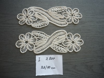 MILEU MACRAME, MACRAMEU Nr 1. LOT 2 BUC. 28/10 cm. foto