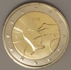 moneda 2 euro comemorativa FINLANDA 2025_2: atletism, UNC