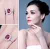 INEL ARGINT CU Zirconiu --RED SAPPHIRE-- arg239B, Argintboutique