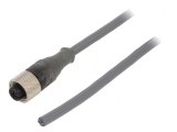 Cablu Conectare M12 3 PIN 3m 250VAC 2.7A PUR