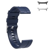 Curea din silicon compatibila cu Samsung Galaxy Watch Ultra2, Telescoape QR, 22mm, Prussian Blue