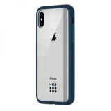 Cumpara ieftin Carcasa iPhone X - Blue - Elastic Hard | Moleskine