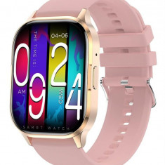 SMARTECH SmartWatch cu senzor Glucometru, Apel Bluetooth, Tensiune, Ritm cardiac, Nivel Oxigen, Nivel stres, Ciclu menstrual, Afisare vreme, Calendar,