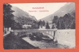 AMS @ - ILUSTRATA BAILE HERCULANE, HERKULESFURDO CSERNA-HID, podul peste Cerna, 1910, CIRCULATA
