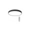 Plafoniera LED rotunda 36W 3000K / 4500K / 6500K cu telecomanda 4500lm PT FI400 Ceiling light neagra TED002518 - PM1