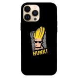 Husa compatibila cu Apple iPhone 15 Pro Max, Viceversa, model Johnny Bravo Hunk , Silicon, TPU, Transparent, Carcasa