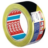 Banda adeziva de avertizare Tesa PRO Marking galben-negru 50 mm x 33 m