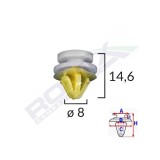 Clips Tapiterie Pentru Land Rover Opel Renault 8X14.6Mm - Alb Set 10 Buc 135952 C30141-RMX