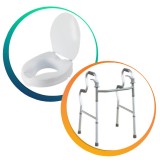 Inaltator wc 15cm, cu capac, TCM698