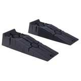 DURHAND Set de 2 Rampe de Ridicare Auto Portabile din Plastic, Capacitate 5 Tone, pentru Garaj și Atelier, &Icirc;nălțime Redusă | Aosom Romania