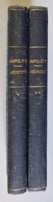 NAPOLEON , MEMORII , VOLUMELE I - II , 1981 *EXEMPLAR RELEGAT foto