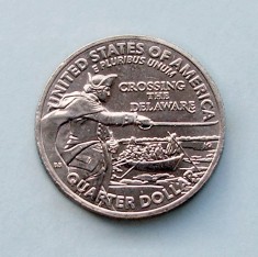 STATELE UNITE ALE AMERICII - ? Dollar 2021 - Crossing the Delaware foto