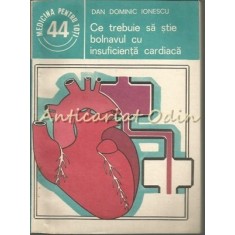 Ce Trebuie Sa Stie Bolnavul Cu Insuficienta Cardiaca - Dan Dominic Ionescu