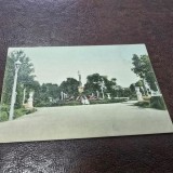 Carte postala, parc din Romania, perioada interbelica