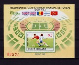 Cumpara ieftin ✅RO 1985 LP 1140 &quot; PreliminariileC.M.de Fotbal Mexic 1986 &quot;, colita 219 ,MNH