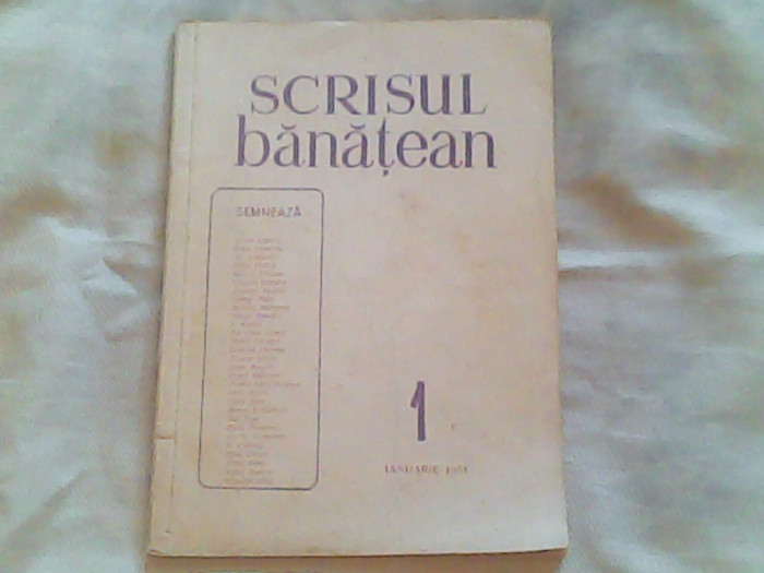 Scrisul banatean nr.1/1957