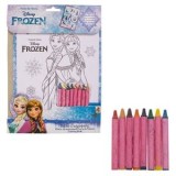 Set de Colorat cu Autocolante și Creioane Cerate, 16 Foi, Multicolor, CMCLASS