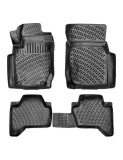 Set covorase auto din cauciuc tip tavita Mitsubishi L200 / Triton Blizzard 2015-2019 / 2019-