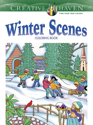 Creative Haven Winter Scenes Coloring Book foto