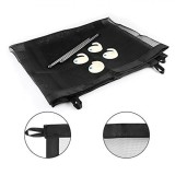 Plasă Protecție Ușă, 75x110cm, Negru, Set 1 Plasă, 2 Tije Flexibile, 4 C&acirc;rlige Autoadezive, Oem
