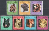 Laos 1987 Mi 981/87 MNH - Caini, Nestampilat