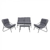 Cumpara ieftin Set de mobilier de grădină VIBE cu 4 locuri