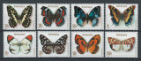 Rwanda 1979 Mi 974-81 - MNH, nestampilat - Fluturi, insecte, Fauna