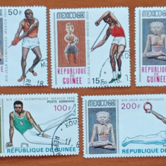 GUINEA-1968-''SPORT-OLIMPIADA-MEXICO-68''-9v.-stampiL