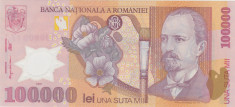 ROMANIA 100000 LEI 2001 XF+ foto