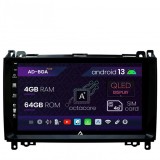 Cumpara ieftin Navigatie Mercedes Benz Sprinter, Viano, Vito, A B Class, Crafter, Android 13, A-Octacore 4GB RAM + 64GB ROM, 9 Inch - AD-BGA9004+AD-BGRKIT407