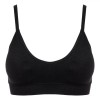 Bustieră Femei Ribbed Seamless, Negru, One Size, Poliester Elastan, Oem