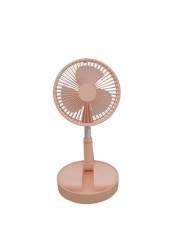 Mini ventilator extensibil Hse24, 19,7 x 19,7 x 9,3 cm, 3 viteze, rose foto