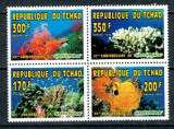 Tchad 1996 - Corali, fauna marina, serie neuzata