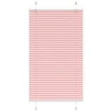 Jaluză plisată roz 80x100cm Lățime țesătură 79,4 cm poliester
