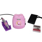 Pilă electrică pentru manichiură și pedichiură 45000 rotații 65W, ZS-603, culoare roz