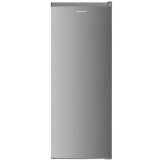Congelator Heinner HFF-HM168SE++, 168 l, Control mecanic, 5 sertare, H 142.6 cm, Clasa E, Argintiu