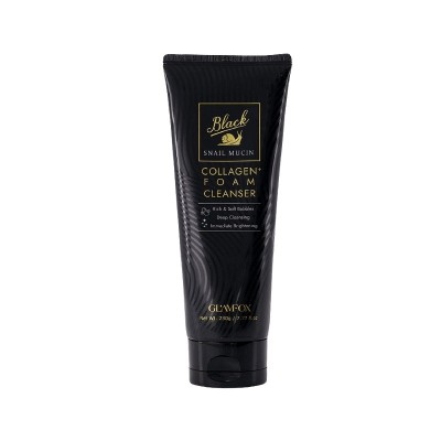 Glamfox Black Snail Mucin and Collagen Cleanser Spumă de curățare facială 120 ml foto
