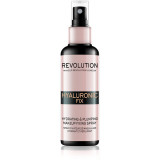 Makeup Revolution Hyaluronic Fix Hydrating &amp; Plumping fixator make-up cu efect de hidratare 100 ml