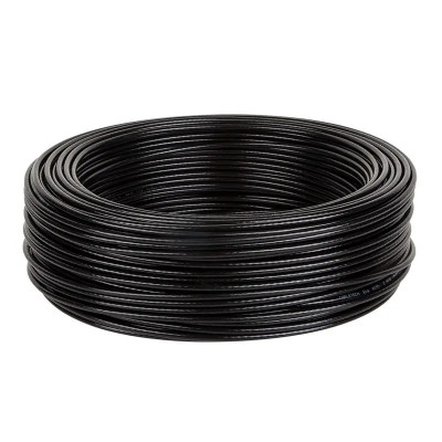 Cablu Coaxial H155 Cupru Culoare Negru Rola 100 m 50 ohm foto